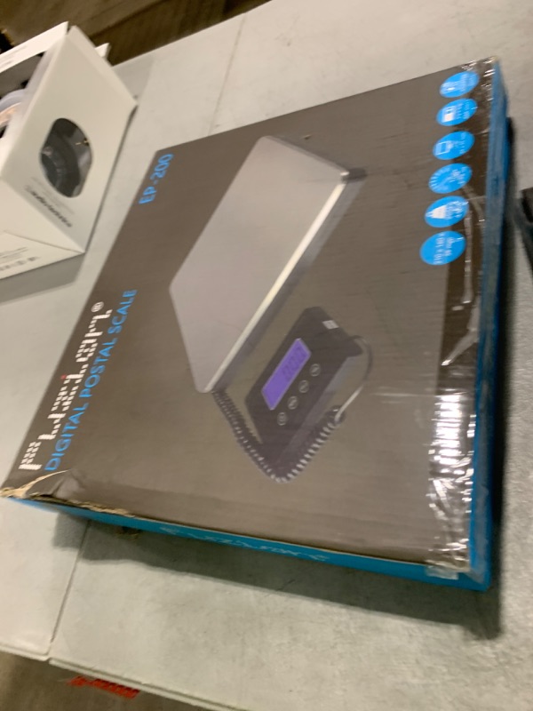 Photo 1 of Fuzion Shipping Scale for Packages Small Business - 440lb x 0.1lb Digital Postal Scale for Packages, Shipping Package Scale, Postage Scale, Postal Scale, Luggage Scale