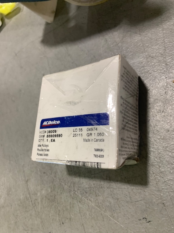 Photo 1 of ACDelco Gold 38009 Flanged Idler Pulley