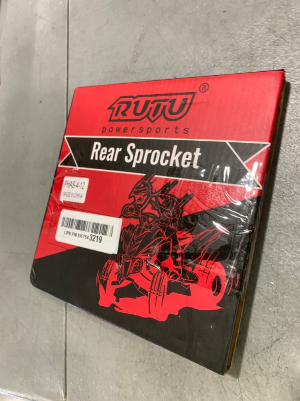 Photo 1 of Rutu  Chain Sprocket Rear Sprocket 37 Tooth 76mm for Chinese 50 70 90 110 125 140cc 150 160 170 Cc Apollo RFZ CRF50 XR50 SDG IMR SSR YCF Kayo Thumpstar Coolster Pit Dirt Motor Bike Motorcycle