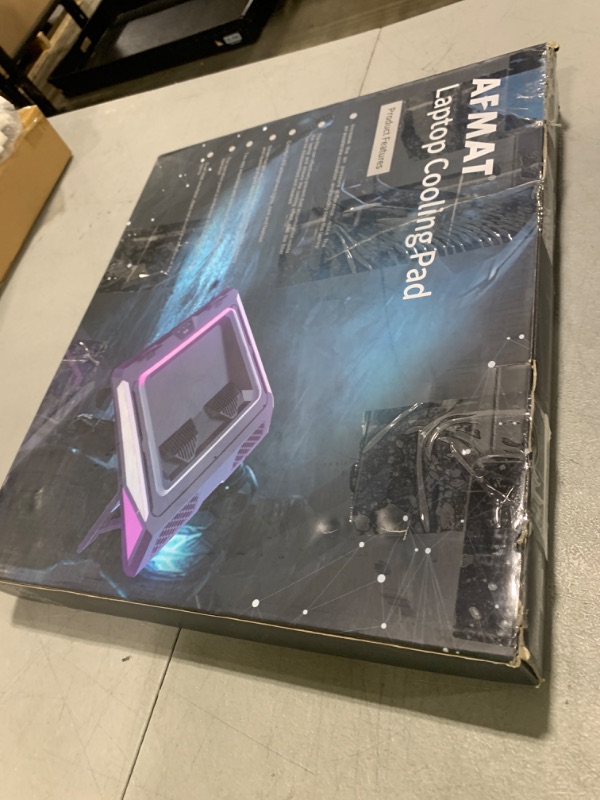 Photo 1 of Gaming Laptop Cooling Pad, 4500RPM Laptop Cooling Pad with Turbo-Fans, USB Ports, Colorful Lights - CPU Temperature Drops 20-30 ? Within Seconds - for 14-17.3 inch Laptops