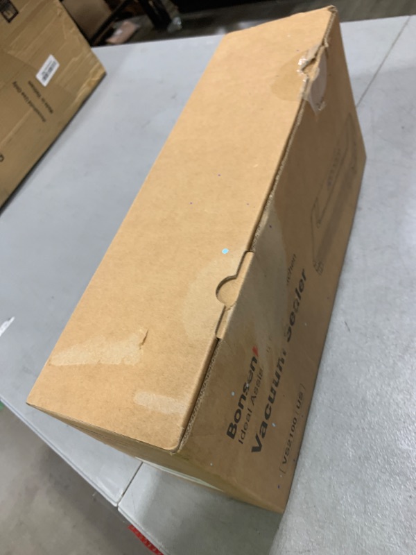 Photo 1 of [Updated 2025] Bonsenkitchen Vacuum Sealer Machine + 40 Vacuum Bags, Fast-Compact/Multi-Functional Food Vacuum Sealer with External Vacuum System, Silver