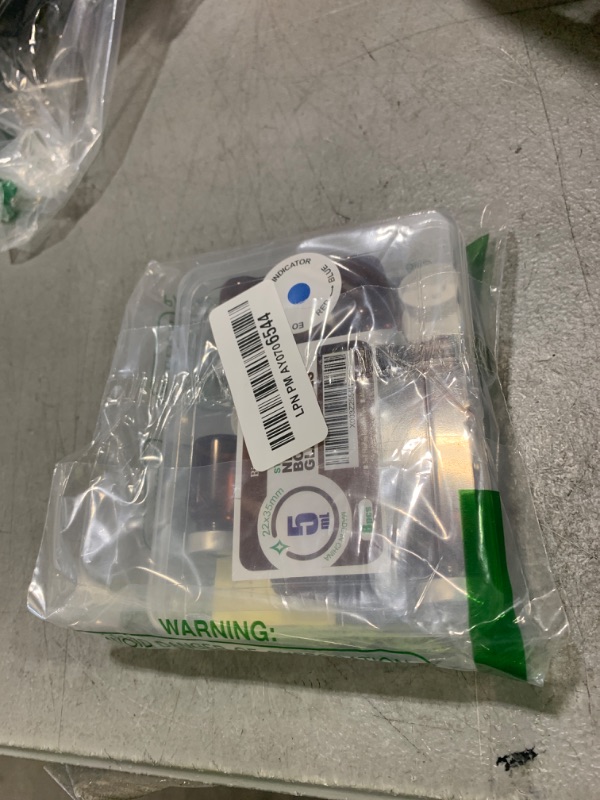 Photo 1 of Biomed Solutions Empty Sterile Vial Sealed with Butyl Rubber Stopper and Flip Top Closure,Type 1 Borosilicate Glass Tubing,Individually Packed (5mL 8Pcs (Amber))