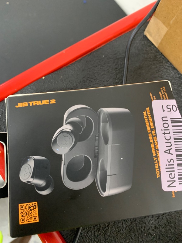 Photo 1 of Skullcandy Jib True 2 Wireless Earbuds, Bluetooth Headphones, Up to 33 Hours Battery with Charging Case, Noise Isolating Fit, Sweat and Water Resistant, Microphone for iPhone Android - True Black