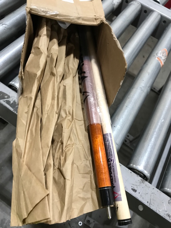 Photo 1 of Viking Valhalla 100 Series with Irish Linen Wrap 2 Piece 58" Pool Cue Stick VA119 (20oz, Autumn Orange)