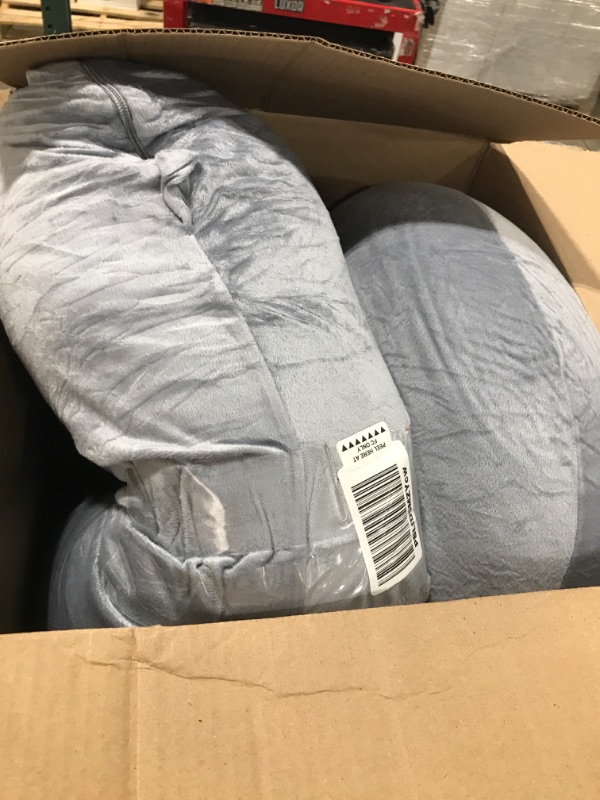 Photo 1 of MOON PARK Pregnancy Pillows for Sleeping - U Shaped Full Body Maternity Pillow with Removable Cover - Support for Back, Legs, Belly, HIPS - 57 Inch Pregnancy Pillow for Women - Grey