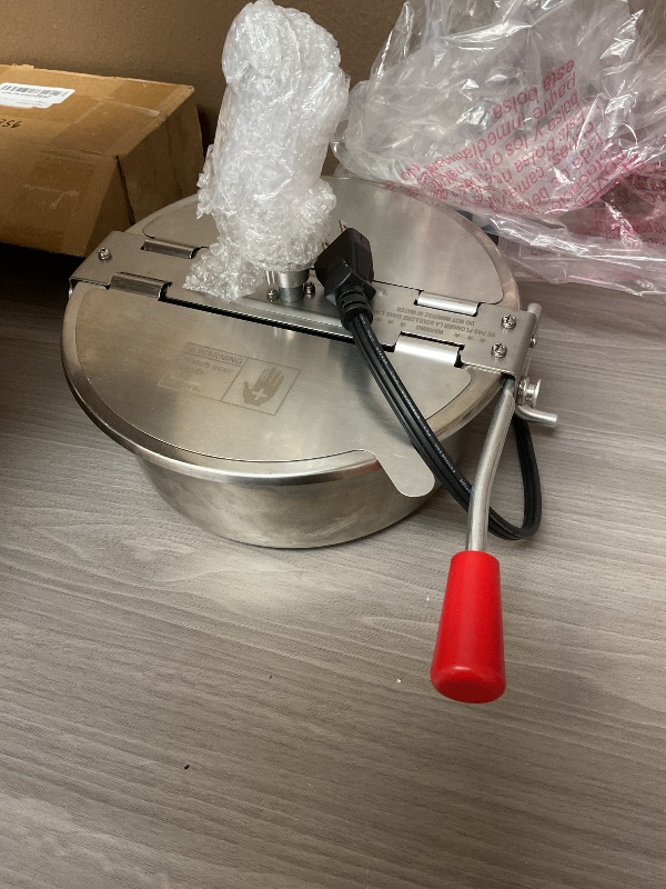 Photo 1 of 8 Ounce Popcorn Kettle for Corncrush Popcorn Machine Stainess Steel