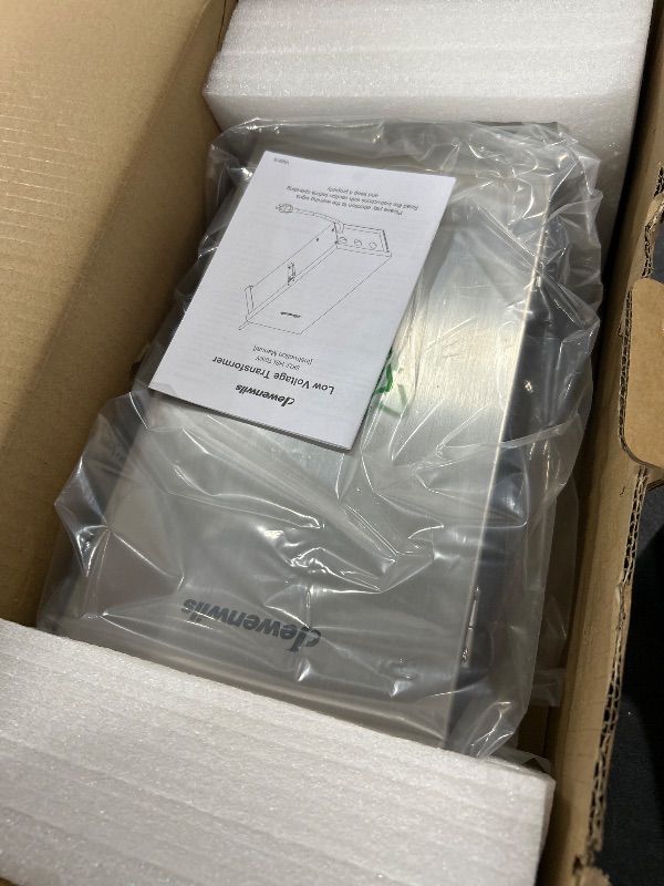Photo 1 of DEWENWILS 300W Wi-Fi Low Voltage Landscape Transformer with 3 Zones, 2.4Ghz Smart Low Voltage Transformer for Outdoor Lights, 120V AC to 12V/14V AC, Work with Alexa & Google Assistant, FCC Listed