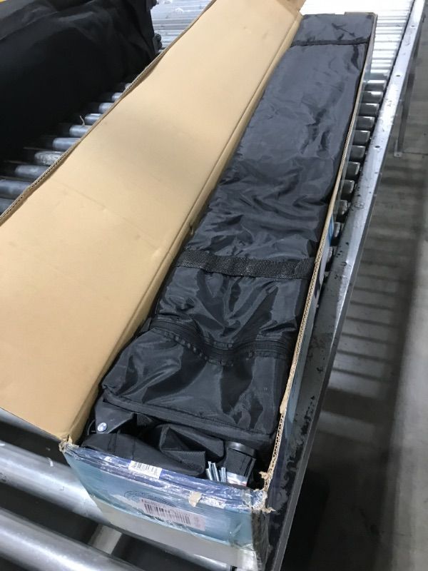 Photo 1 of Golden Bear Newport 10'x10' Straight-Leg Canopy with Wall
