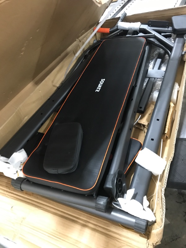 Photo 1 of SQUATZ Pull-Up Workout Station with Bench - Multifunctional Gym Equipment Setup w/Pulling Bar, Sit-Up Board, Backrest, Elbow Pad, & Steel Main Frame, Great for Home Exercise and Weight Training