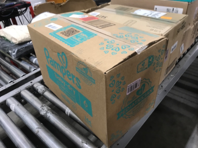 Photo 1 of Pampers Diapers - Baby Dry - Size 6, 144 Count, Absorbent Disposable Infant Diaper (Packaging May Vary)