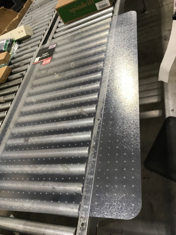 Photo 1 of NINJA Easy Glide Office Chair Mat for Carpet Floors, Strong Slip Resistant Under Desk Floor Protector, Stay in Place Plastic Computer Mats for Rolling Work and Gaming Chairs, 32.5x48 Inch, Clear