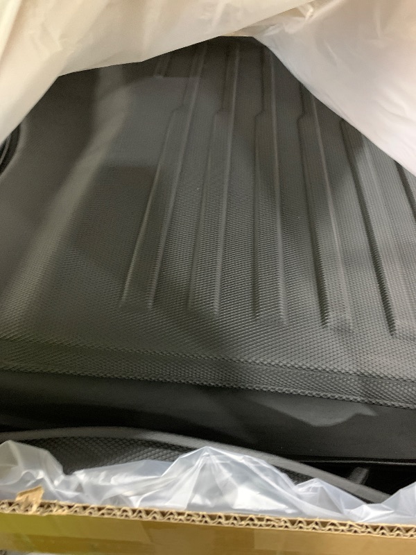 Photo 1 of OKKMAX Floor Mats for Tesla Model 3 Highland 2024 New Generation - Full Set Cargo Liner Rear Cargo Tray Trunk Floor Mat Interior Accessories Custom Fit for 2024 New Version Model 3
