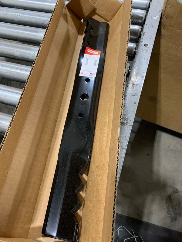 Photo 1 of Oregon Mower Blades, 2 Pack, Gator G3 Mulching Lawnmower Replacement Blades, 21-3/8" Length, 42" Deck (92-676-2)
