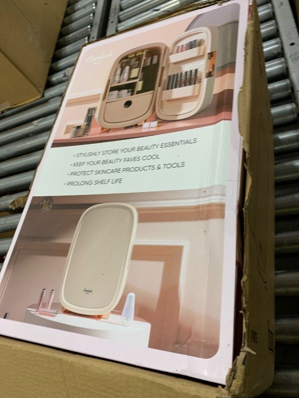 Photo 1 of Cooluli B12LW 12L Beauty Fridge, Pearl White