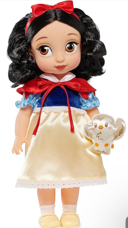 Photo 1 of Disney Store Girl's Animators' Collection Snow White Doll, 16 Inch, Molded Details, Fully Posable Toy in Satin Dress - Suitable for Ages 3+ Toy Figure