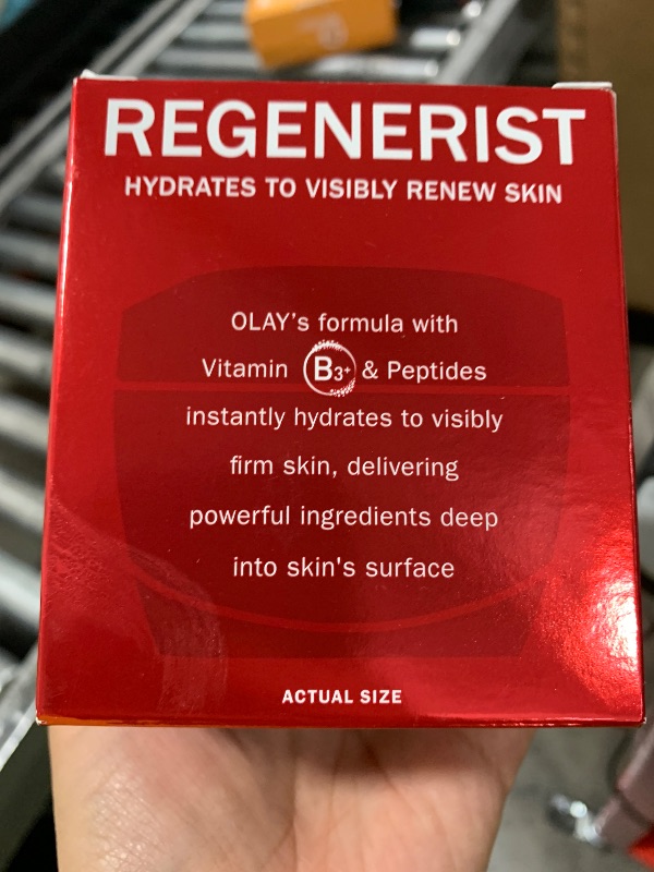 Photo 1 of Olay Face Moisturizer, Regenerist Micro-Sculpting Cream for Women, Fragrance-Free - Hydrating, Anti-Aging, Anti-Wrinkle, Firming Skin Care - Hyaluronic Acid, Niacinamide, Amino Peptides, 1.7 Oz