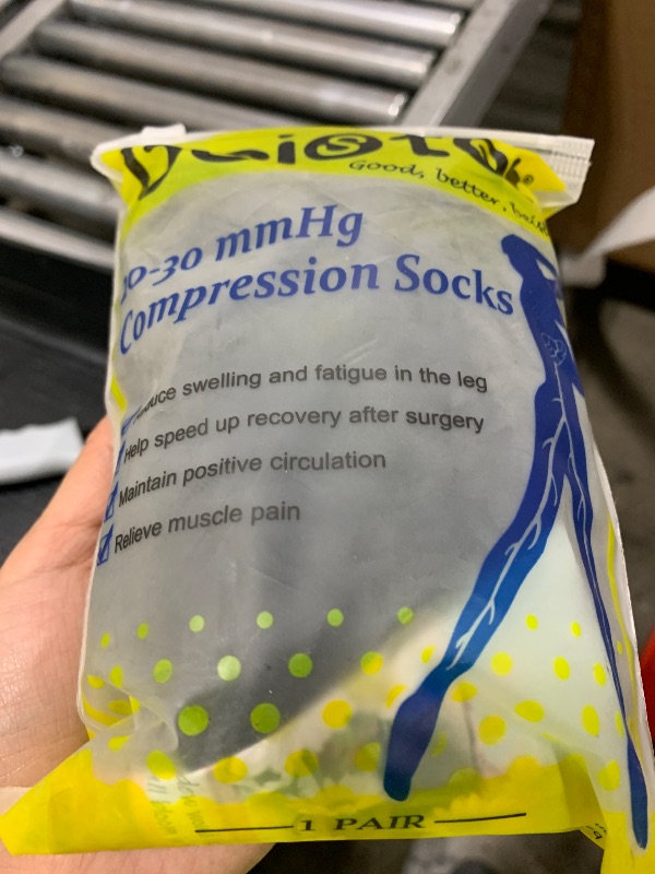 Photo 1 of Beister 20-30 mmHg Compression Stockings for Women & Men, Medical Closed Toe Thigh High Socks Graduated Support for Varicose Veins, Edema, Flight