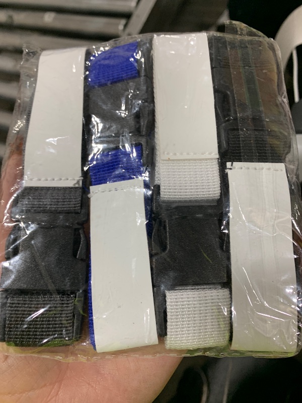 Photo 1 of 4PCS Multipurpose Laundry Buckle Loop with Sock Snare, Laundry Straps Replacement Wash Care Utility Household Cleaning Strap Loops Athletics Storage Accessories (Gray/Dark Blue/White/Black)