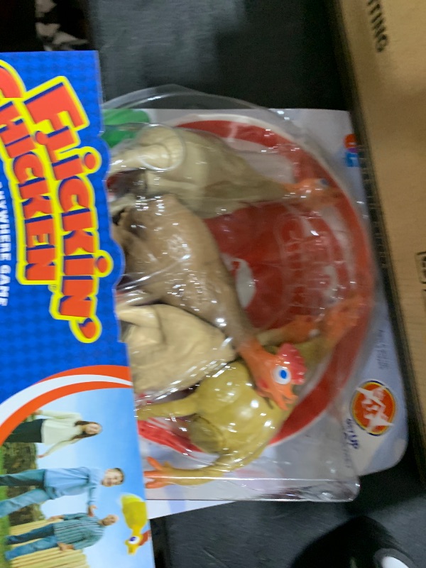 Photo 1 of University Games, Flickin Chicken Indoor Outdoor Target Toss Game, The Go Anywhere Game for 2 or More Players Ages 6 and Up