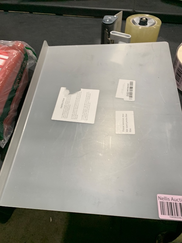 Photo 1 of Renyqatt Acrylic Cutting Board with Counter Lip, 18x14 Inch Large Clear Cutting Board for Kitchen Countertop,60% Thicker,Non-Slip - Ideal for Cutting Vegetables, Fruits, Meat, and Bread