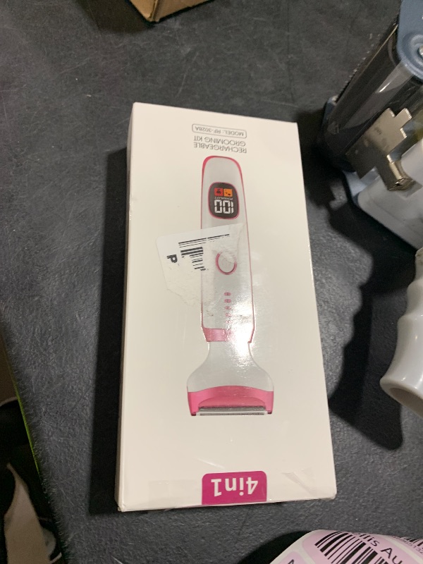 Photo 1 of Beanify Electric Razors LED Display for Women Men, 2025 Wet/Dry Lady Shaver,4 in 1 Cordless Hair Remover with IPX7 Waterproof,Smooth & Silky Portable Bikini Electric Grooming Set (Pink & White)