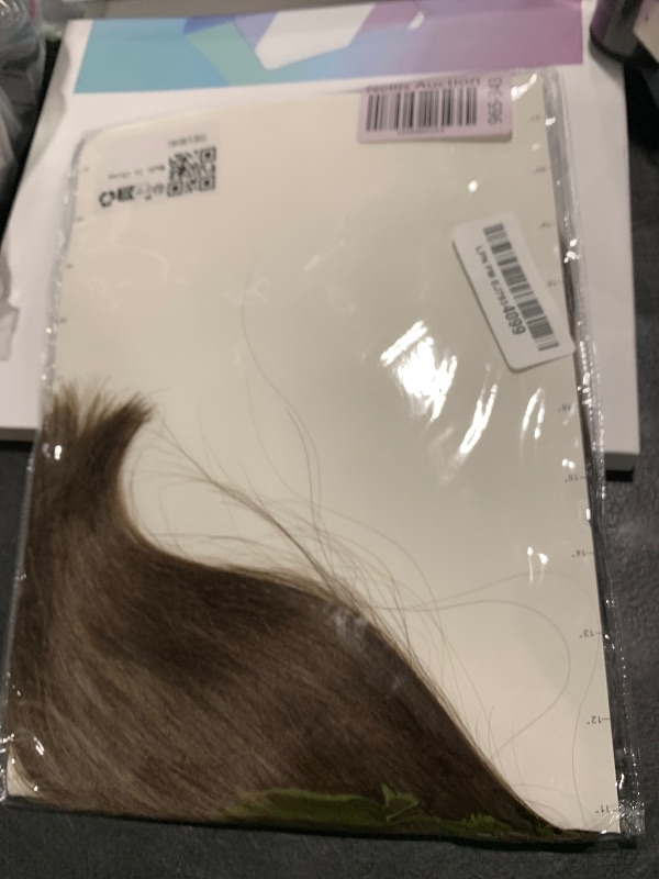 Photo 1 of TESSHAIR 5 in 1 Clip in Hair Extensions - Real Human Hair, 18 Inch, Chocolate Brown, 3/4 Full Head, Straight, Long, 90g