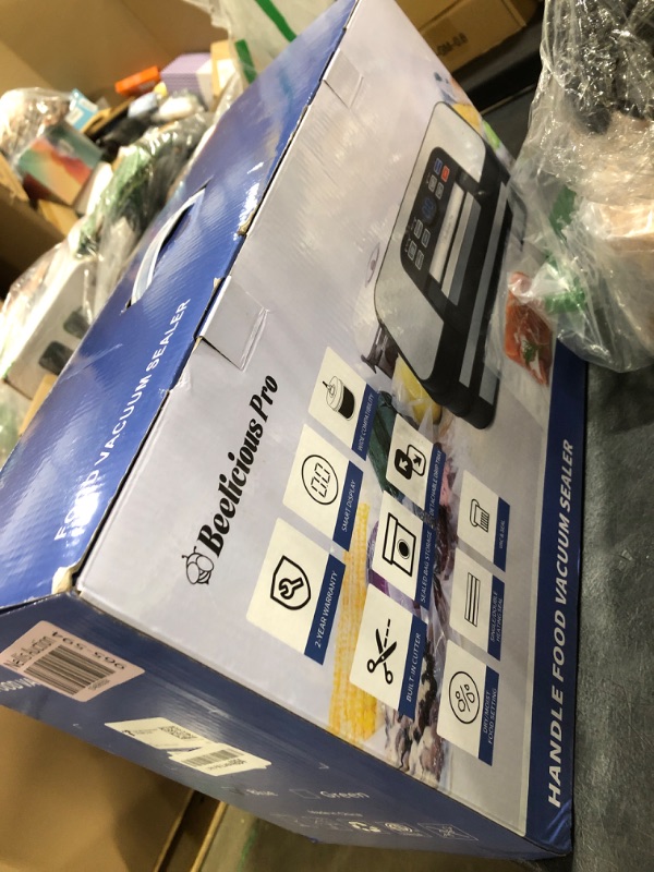 Photo 1 of 95Kpa Powerful Precision Pro Vacuum Sealer, with 10-in-1 Functions, Easy-Lock Handle, Double Heat Seal & Double Pump, Vacuum Sealer Machine for Food with Bags Storage, Built-in Cutter, Stainless Steel