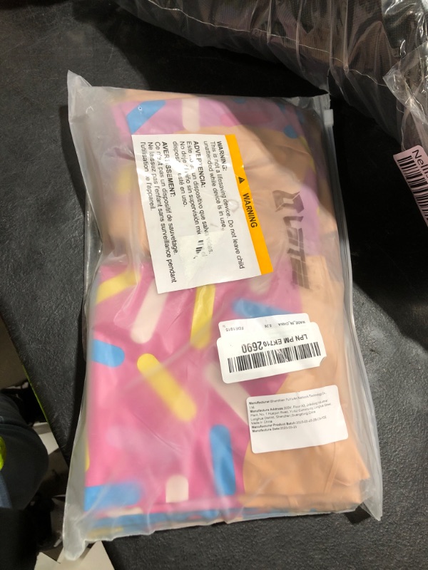 Photo 1 of Leitee 8 Pcs Kids Inflatable Donut 21.7 Inch Sprinkle Donut Pool Floats Doughnut Inflatable Swim Tube Swimming Ring Colorful Beach Party Decorations Floating Ring for Swimming (Multi Colors)