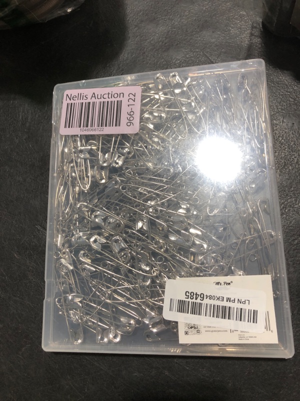 Photo 1 of Mr. Pen Heavy Duty Safety Pins - 2 Inch, 200 Pack, Silver, Large, Bulk for Clothes