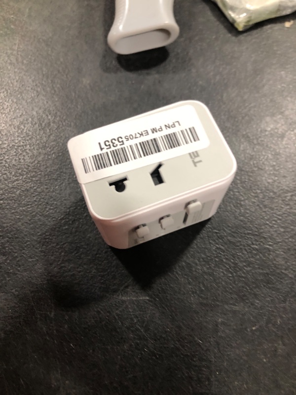 Photo 1 of TESSAN Universal Travel Adapter, International Power Adapter 5.6A 28W 3 USB C 2 USB A Ports, Travel Worldwide Plug Adaptor, Outlet Wall Charger for Europe UK EU AUS (Type C/G/A/I)