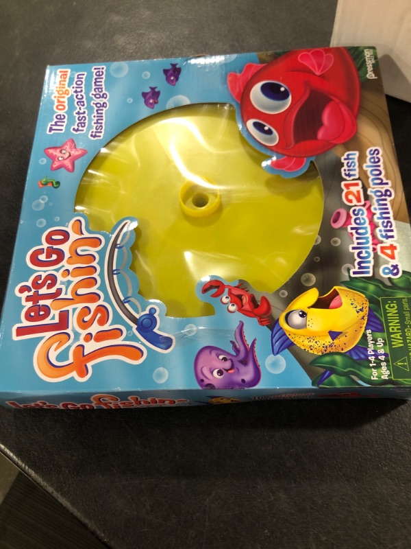 Photo 1 of Let's Go Fishin' Game by Pressman - The Original Fast-Action Fishing Game!, 1-4 players