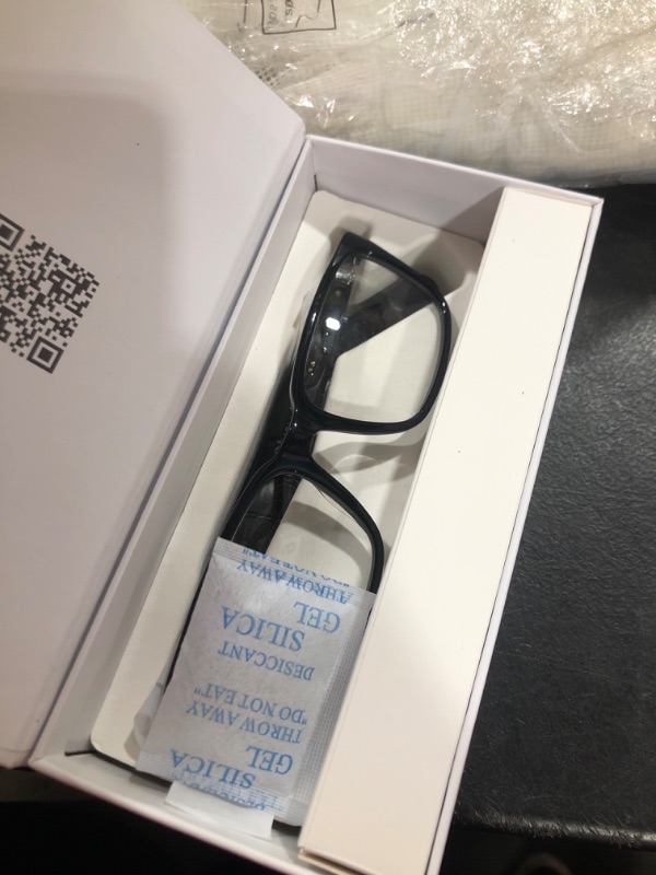 Photo 1 of Lucyd Lyte (2025 Version) Smart Glasses for Men - Bluetooth Smart Eyewear with Light Adaptive Photochromic Lenses, Open Ear Speakers & Microphone - Darkside (Standard)