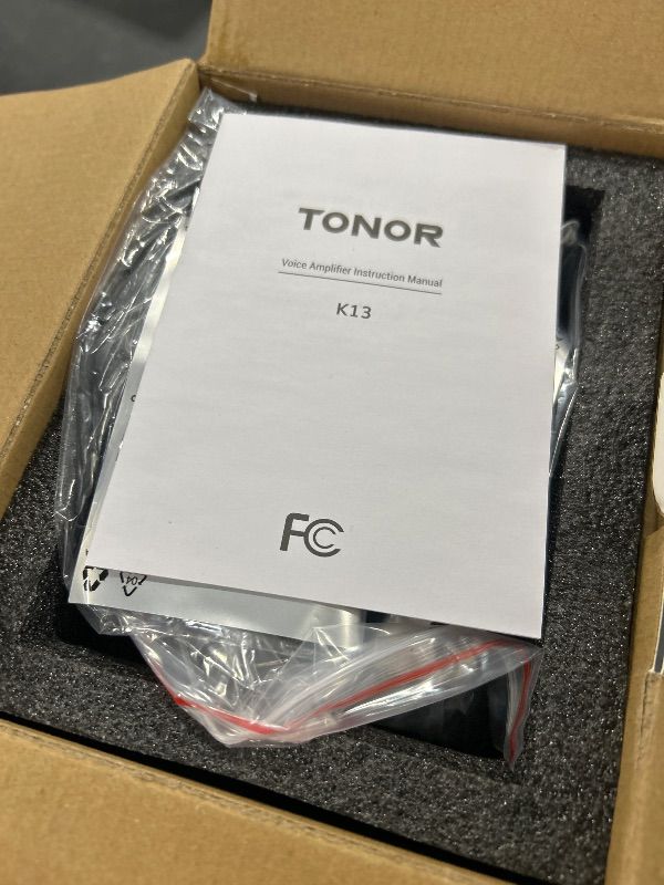 Photo 1 of TONOR Voice Amplifier 50W, 6000mAh Rechargeable Bluetooth Personal PA System with Wireless Headset Mic & Waistband, Portable Megaphone Speaker for Classroom, Training, Teaching, Speech, Tour Guide K13