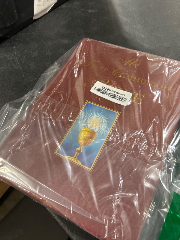 Photo 1 of My First Communion Bible (Burgundy)