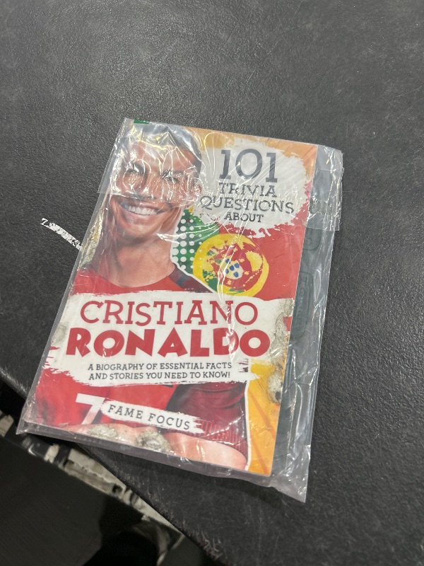 Photo 1 of 101 Trivia Questions About Cristiano Ronaldo - A Biography of Essential Facts and Stories You Need To Know!
