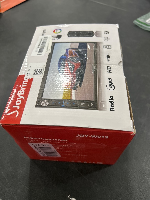 Photo 1 of SJoyBring Upgrade Wireless Double Din Car Stereo with Apple Carplay, Android Auto, Dash Cam, Bluetooth, 4-Channel RCA, 2 Subwoofer Ports, 7" HD Capacitive Touchscreen Car Radio, 60W*4, Backup Camera