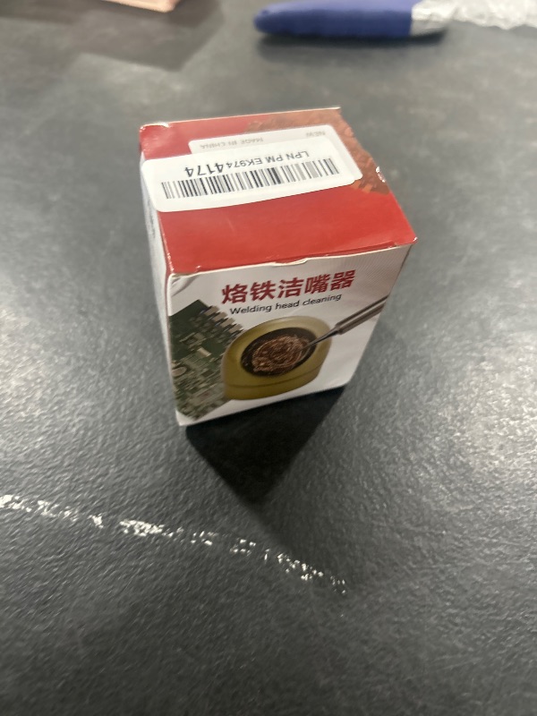 Photo 1 of Soldering Iron Tip Cleaner,LXIANGN Non-slip Solder Flux Brass Tip Cleaner & Base Holder Cleaner Kit for Cleaning Soldering Irons and Tips,No Water Needed