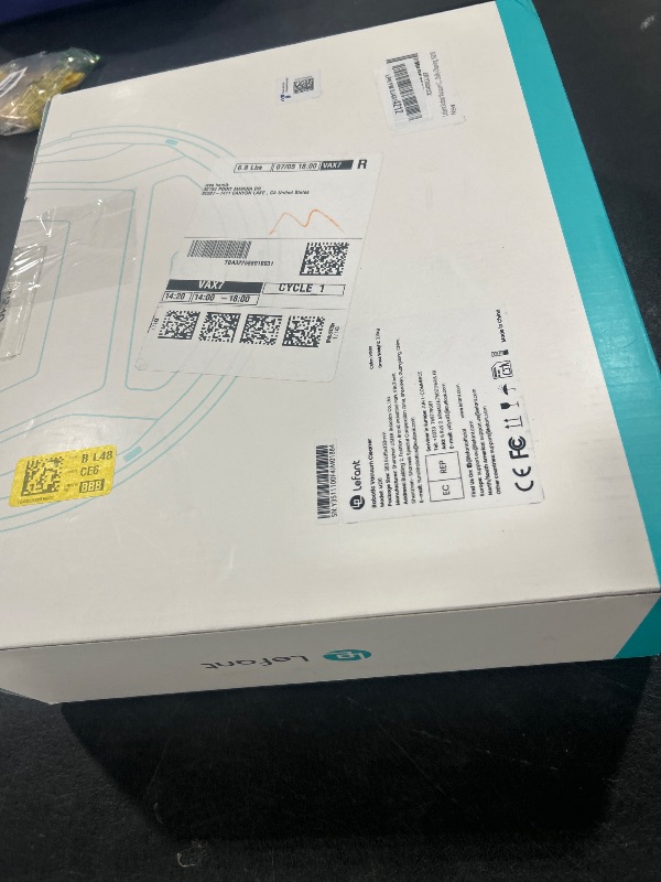 Photo 1 of Lefant Robot Vacuum Cleaner, Strong Suction, 120 Mins Runtime, Slim, Low Noise, Automatic Self-Charging, Wi-Fi/App/Alexa Control, Ideal for Pet Hair Hard Floor and Daily Cleaning, M210