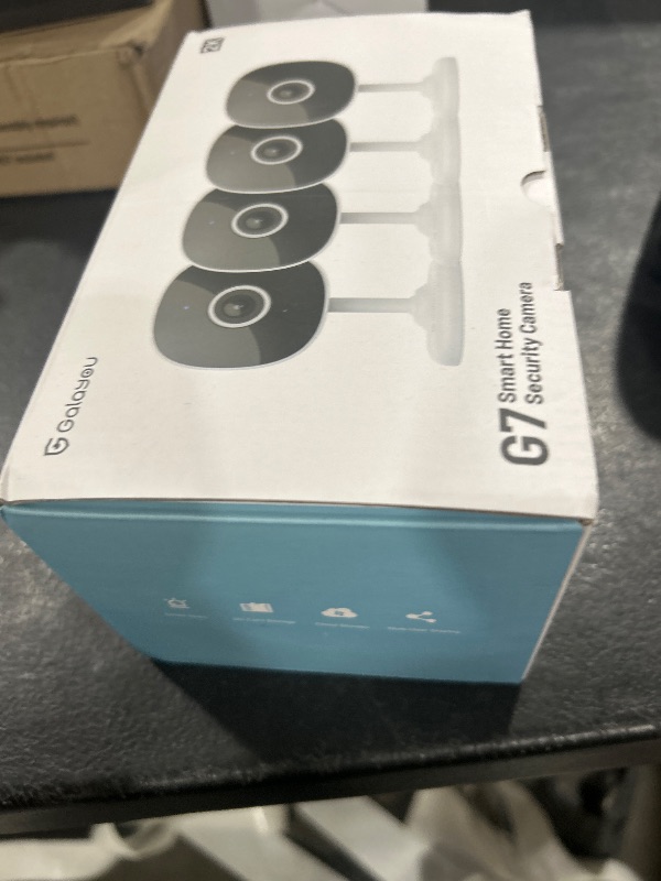 Photo 1 of Indoor Cameras for Home Security 2K, Galayou Wireless Baby Monitor with Two-Way Audio, WiFi Cameras with APP for Phone, Smart Siren, Works with Alexa/Google Home(G7-4PACK)