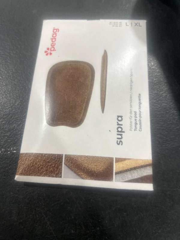 Photo 1 of pedag Supra | German Handmade Shoe Tongue Pads | Soft Suede Leather and Memory Foam Shoe Padding | Solves Loose Shoes Problem | 1 Pair, Large/X-Large Size