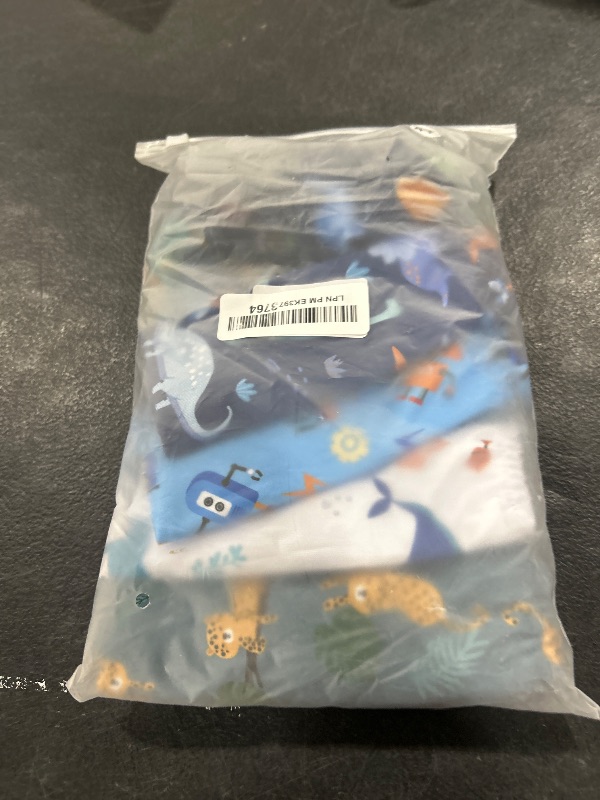 Photo 1 of BISENKID 6 Packs Waterproof Potty Training Plastic Underwear Covers for Potty Training Pants and Good Elastic Rubber Pants for Toddlers Disposable Diapers Boys 4t