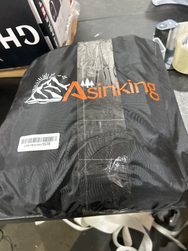 Photo 1 of Asinking Car Rooftop Cargo Carrier Bag, 100% Waterproof Non-Rip 20 Cubic Feet Car Roof Bag for All Vehicles with/Without Rack, Includes Non-Slip Mat, Luggage Lock, 4 Door Hooks, Storage Bag