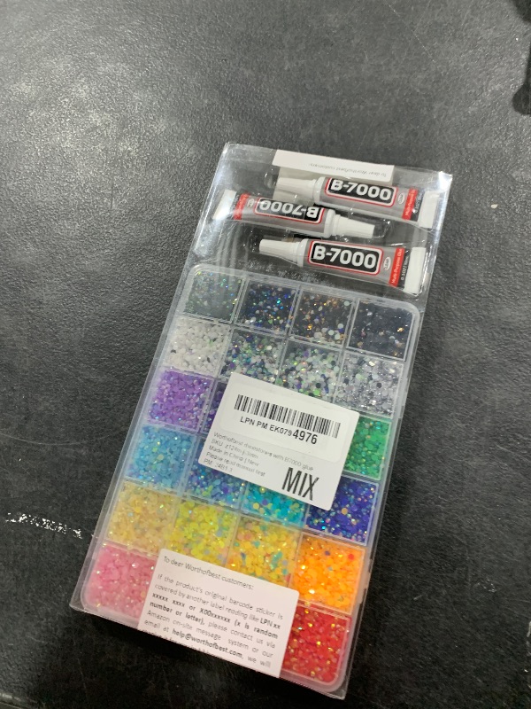 Photo 1 of 30000Pcs Resin Jelly Rhinestones for Crafting Bedazzling, Multicolor 3mm Flatback Gems for Crafts Clothing Clothes Tumblers Shoes Nails, Flat Back Mixed Color Bulk Bedazzler Kit Jewels with b7000 Glue