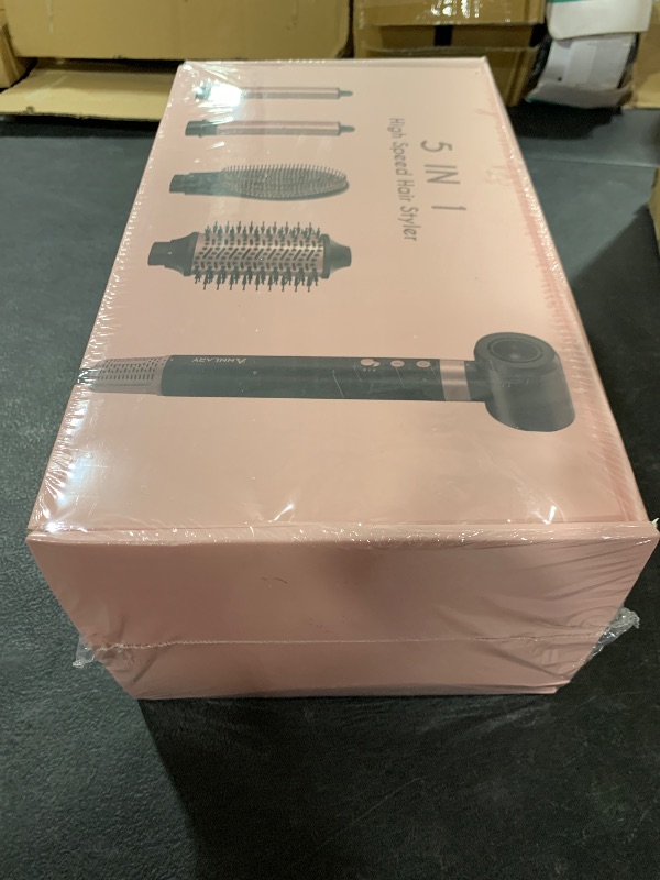 Photo 1 of Annlary 5 in 1 Ionic Hot Air Styler, 1400W Powerful Hair Dryer Brush, Auto-Wrap Curlers, Paddle Brush for Fast Drying, Curling, Straightening, Volumizing with Travel & Storage Bag