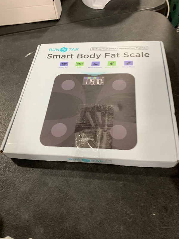 Photo 1 of Scale for Body Weight and Fat Percentage, RunSTAR Digital Accurate Bathroom Smart Scale with Large Display, FSA&HSA Eligible 13 Body Composition Analyzer Sync App