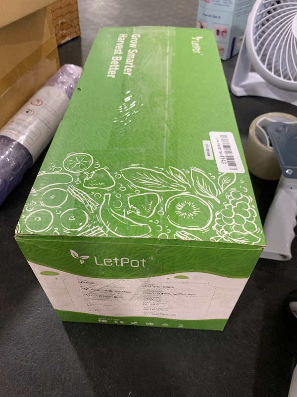Photo 1 of LetPot LPH-SE Hydroponics Growing System, 12 Pods Smart Herb Garden Kit Indoor, Indoor Garden, APP & WiFi Controlled, with 24W Growing LED, 5.5L Water Tank, Pump System, Automatic Timer