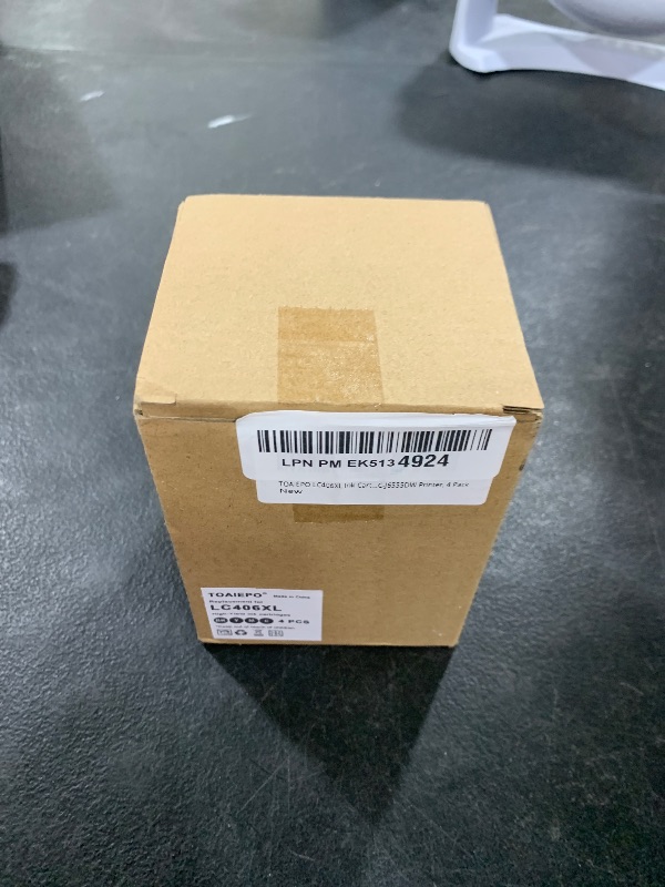 Photo 1 of TOAIEPO LC406XL Ink Cartridge High Yield Replacement for Brother LC406 Ink Cartridges Work with Brother MFC-J4535DW MFC-J4335DW MFC-J5855DW MFC-J6555DW Printer, 4 Pack