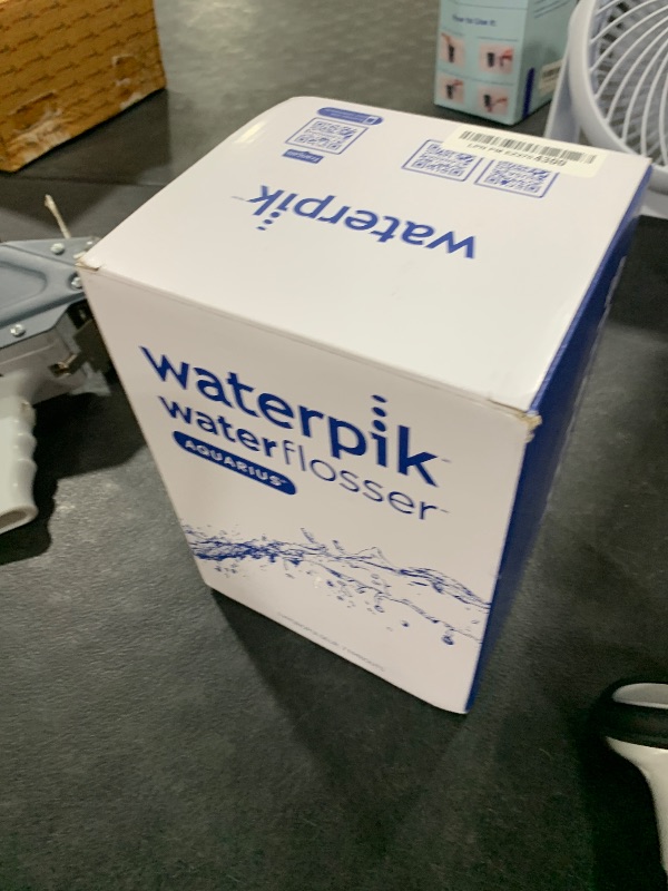Photo 1 of Waterpik Aquarius Water Flosser For Teeth Cleaning, Gums, Braces, Dental Care, Electric Power With 10 Settings, 7 Tips For Multiple Users And Needs, ADA Accepted, Black WP-662, Packaging May Vary