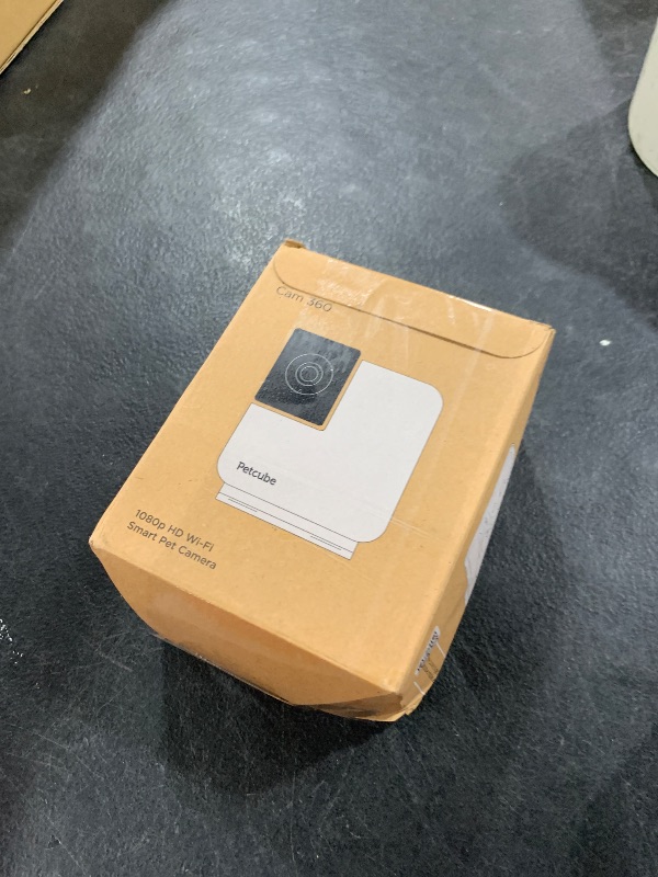 Photo 1 of Petcube Cam 360 Camera Interactive WiFi Pet and Home Security Pan-Tilt Camera with Phone App, 1080p HD Video, 360° Rotation, Night Vision, AI Alerts