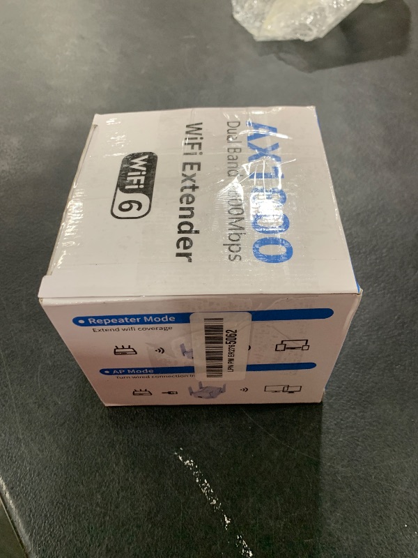 Photo 1 of 2025 AX1800 WiFi 6 Extender Signal Booster - Dual Band 2.4G/600Mbps & 5.8G/1200Mbps, WiFi Extender with Gigabit Port, 802.11AX Tech, 12999 Sq.Ft Long Range WiFi Repeater, Connects 100+ Devices